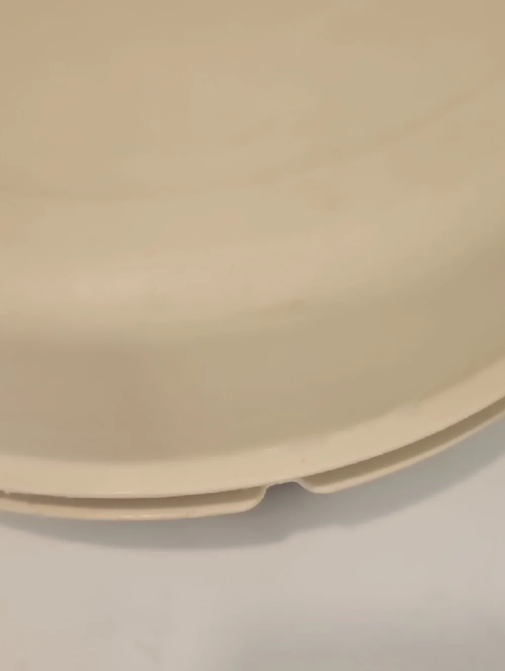 Tupperware 1665 & 1666 Vintage Vegetable Serving Container Almond